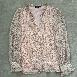 Gibson Pink Floral Blouse